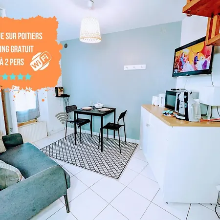 Duplex Le Coligny - Calme - Proche Centre Poitiers, Patinoire, Universite - Chu - Futuroscope A 20min * Poitiers