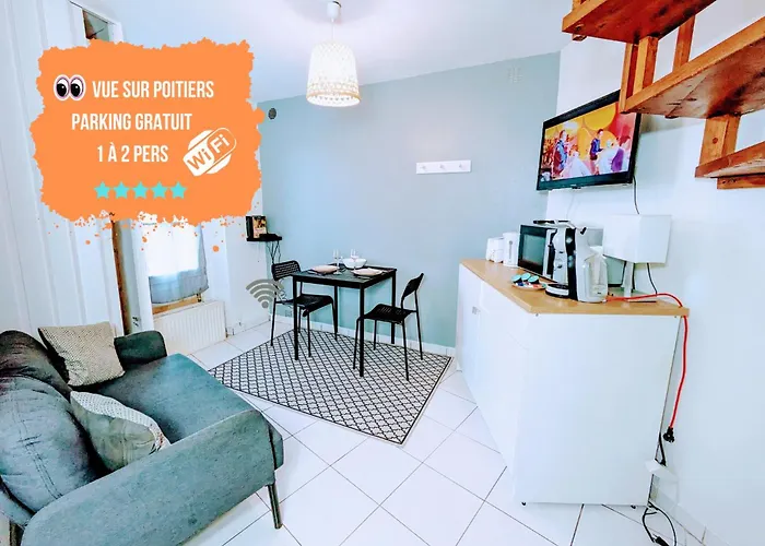 Duplex Le Coligny - Calme - Proche Centre Poitiers, Patinoire, Universite - Chu - Futuroscope A 20min * Poitiers